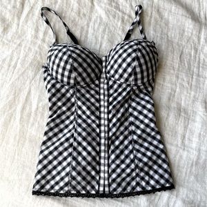 Vintage Guess Ribbon Stretch Corset